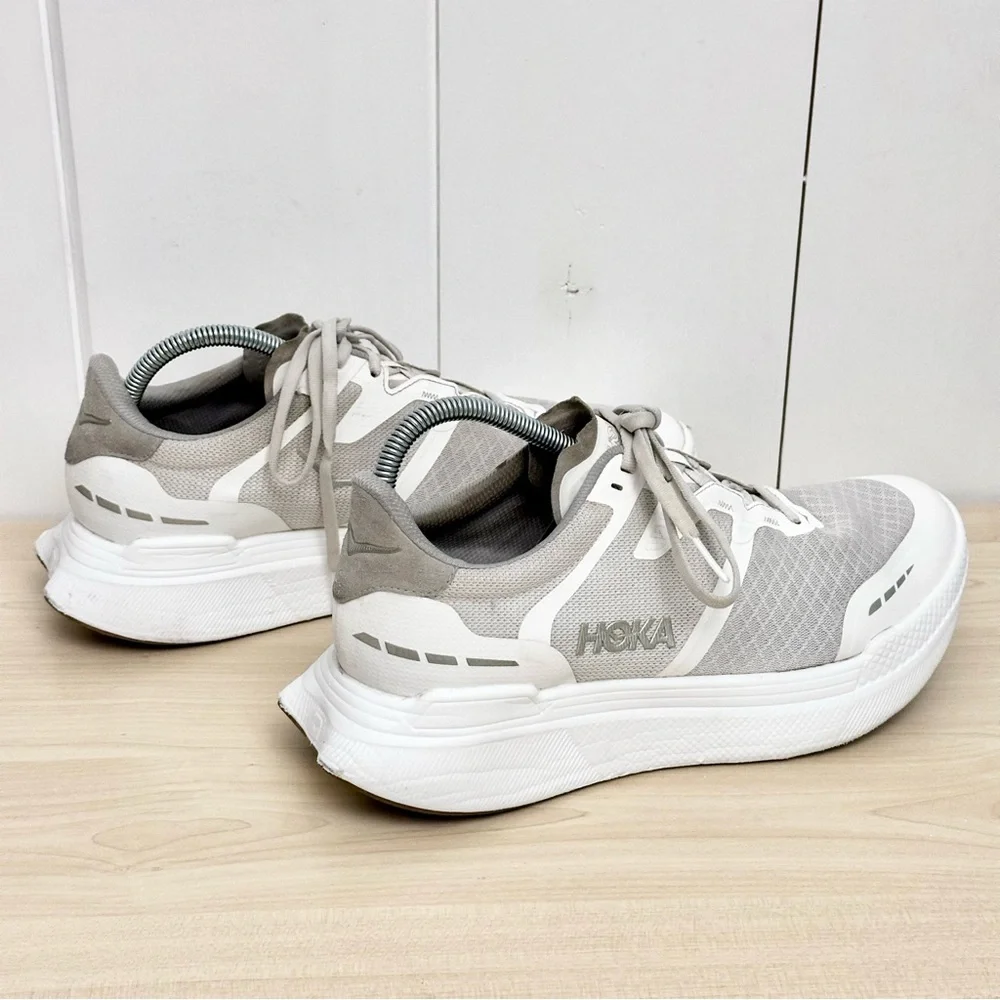 Hoka Unisex Hoka Transport X Shoes In White/White Size W10 / M9
